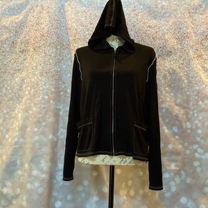 Black hoody jacket